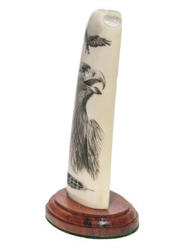 David Smith Scrimshaw - Awesome Golden Eagle