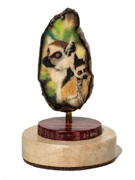 David Adams Scrimshaw - Lemurs Mother and Child