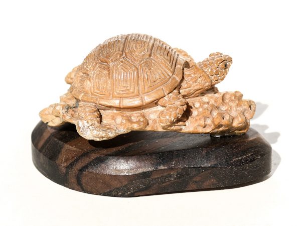 Unknown Carver - Sea Turtle and Small One