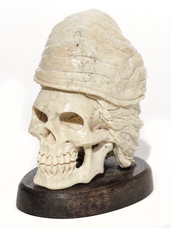 Unknown Carver - Pirate Skull with Cap