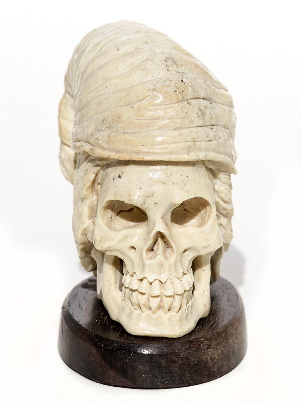 Unknown Carver - Pirate Skull with Cap