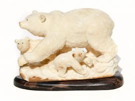 Unknown Carver - Bear Cubs Underpaw