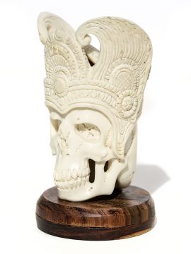 Unknown Carver - Skull with Helmet
