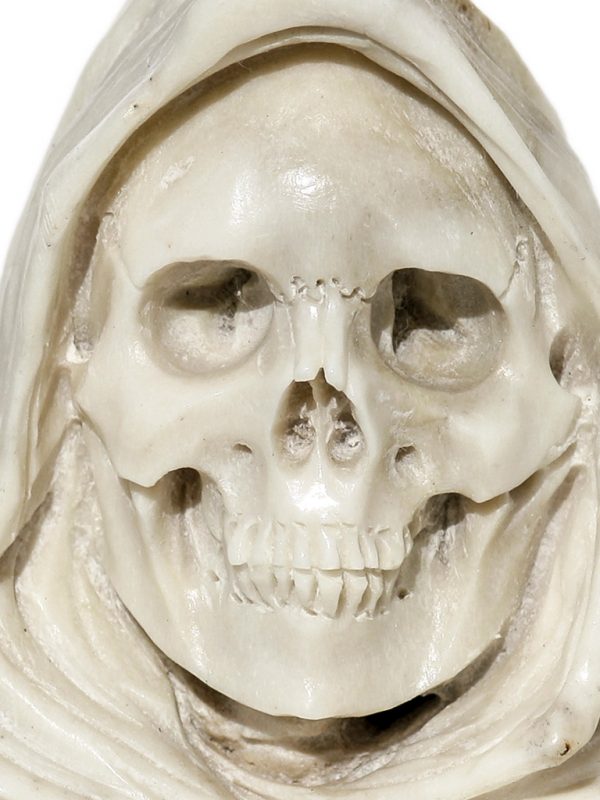 Unknown Carver - Skull with Shawl