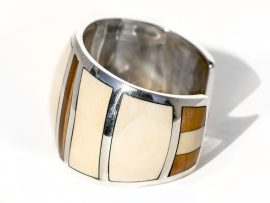 David Becker - Mammoth Ivory Sterling Bracelet