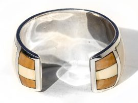 David Becker - Mammoth Ivory Sterling Bracelet