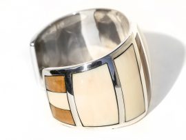 David Becker - Mammoth Ivory Sterling Bracelet