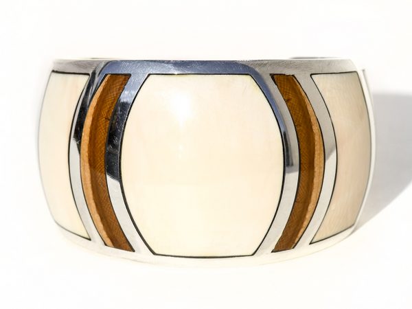 David Becker - Mammoth Ivory Sterling Bracelet