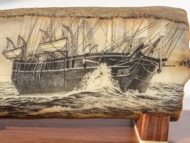 David Adams Scrimshaw - The First Captain of the Morgan