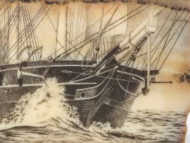 David Adams Scrimshaw - The First Captain of the Morgan