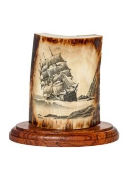 David Smith Scrimshaw - Wreck of the Glenesslin