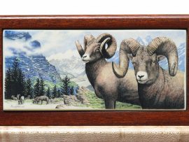 David Adams Scrimshaw - Majestic Big Horn Sheep