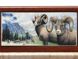 David Adams Scrimshaw - Majestic Big Horn Sheep