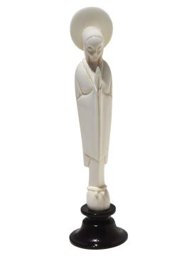 Unknown Artist - Carved Ivory Praying Nun