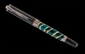 William Henry Cabernet Green Mammoth Rollerball Pen