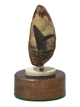 Gerry Dupont Scrimshaw - Humpback Looking Around