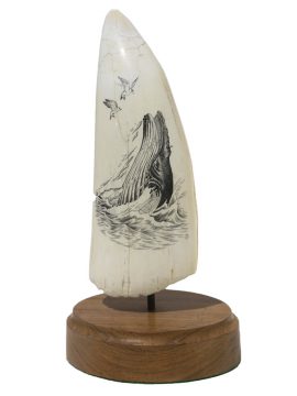 Gretchen Lindberg Scrimshaw - Huge Humpback Rising