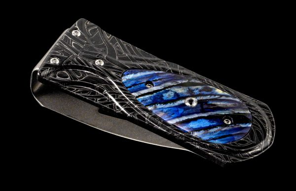 William Henry Zurich 'Blue Wave' Money Clip