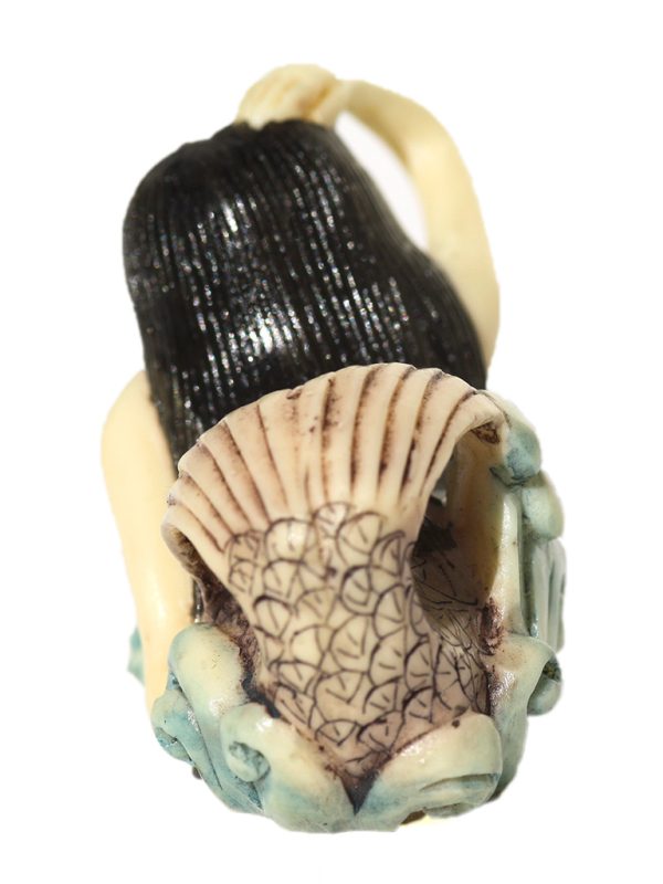 Unknown Carver - Beautiful Mermaid Netsuke (Oxbone)