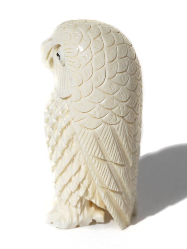Unknown Carver - Standing Owl Carving