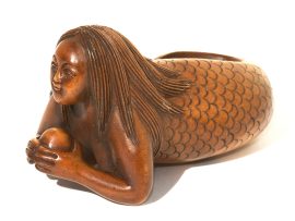 Unknown Carver - Mermaid Netsuke (Oxbone)