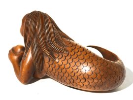 Unknown Carver - Mermaid Netsuke (Oxbone)