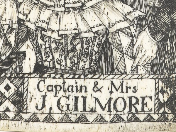 Captain and Mrs. J. Gilmore - Scrimshaw Collector