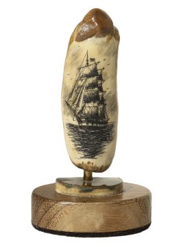 Gerry Dupont Scrimshaw - Whaleship Searching
