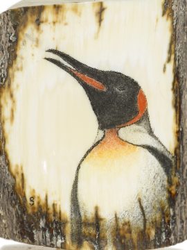 David Smith Scrimshaw - Emperor Penguin
