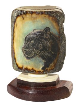 Matt Stothart Scrimshaw - Black Panther