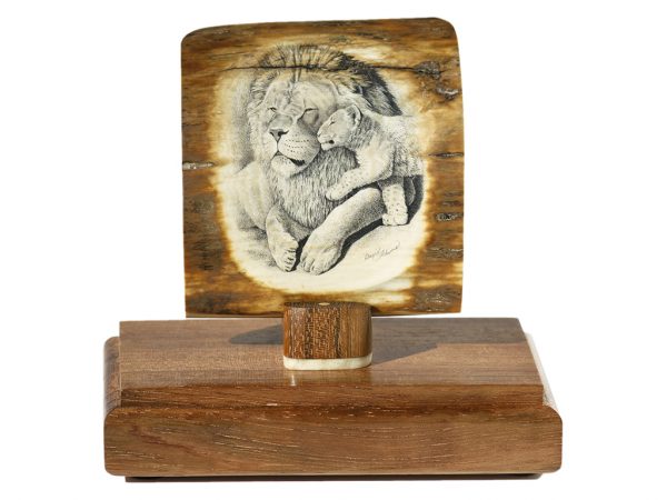 David Adams Scrimshaw - Patient Leo and Cub