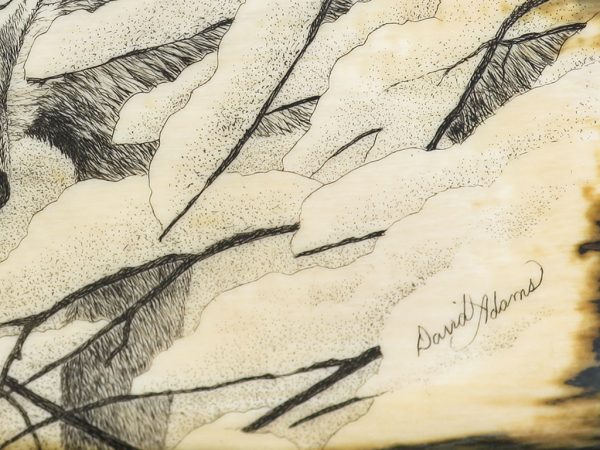 David Adams Scrimshaw - Winter Wolf Hunting