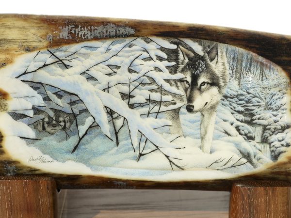 David Adams Scrimshaw - Wolf in Winter