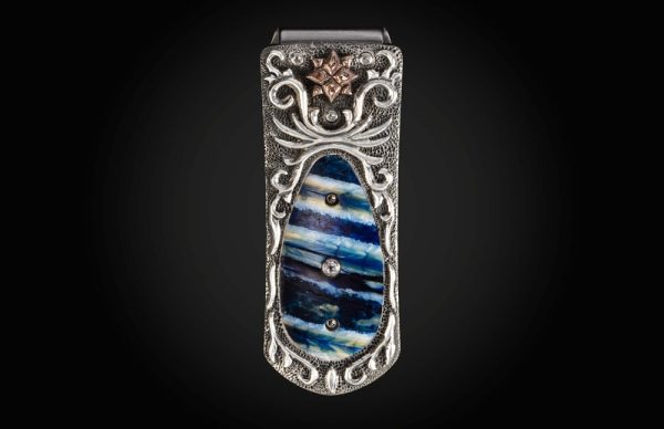 William Henry Blue Water Money Clip