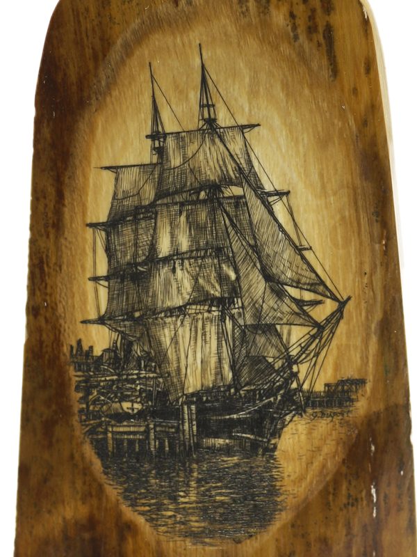 Gerry Dupont Scrimshaw - C.W. Morgan's Last Voyage