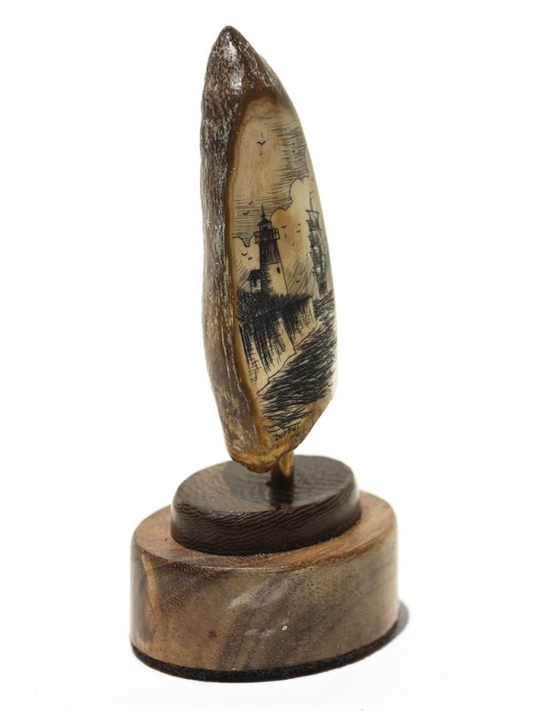 Gerry Dupont Scrimshaw - Returning Clipper Ship