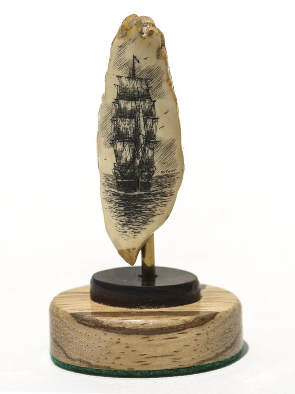 Gerry Dupont Scrimshaw - Morgan Returning Home