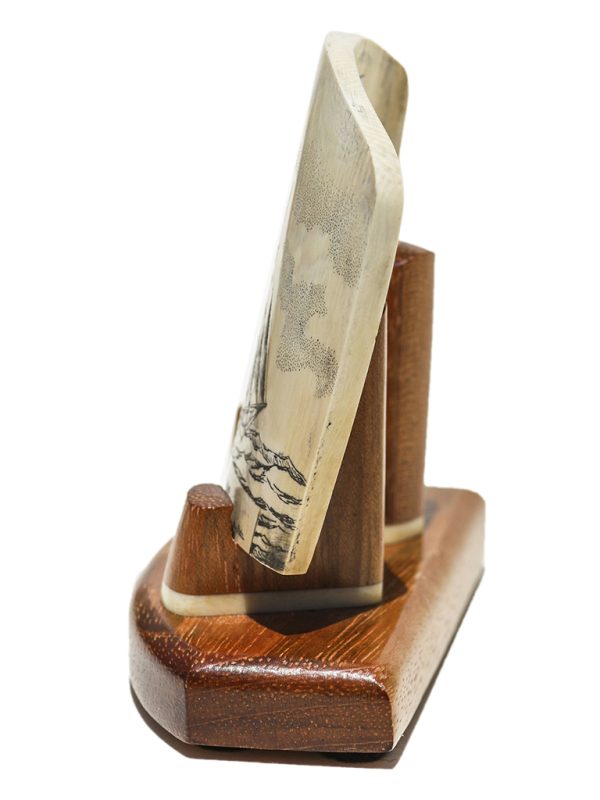 Ray Peters Scrimshaw - Charles W. Morgan Working