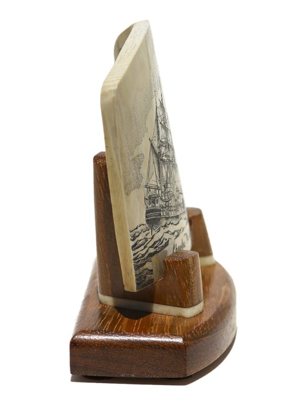 Ray Peters Scrimshaw - Charles W. Morgan Working