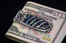 William Henry Fire Storm Money Clip