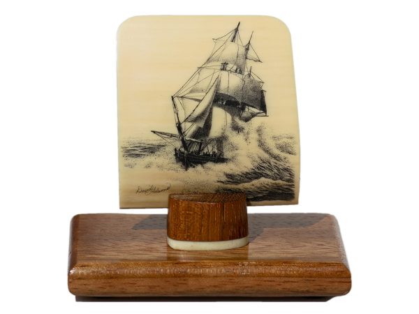 David Adams Scrimshaw - Storm Swept Ship