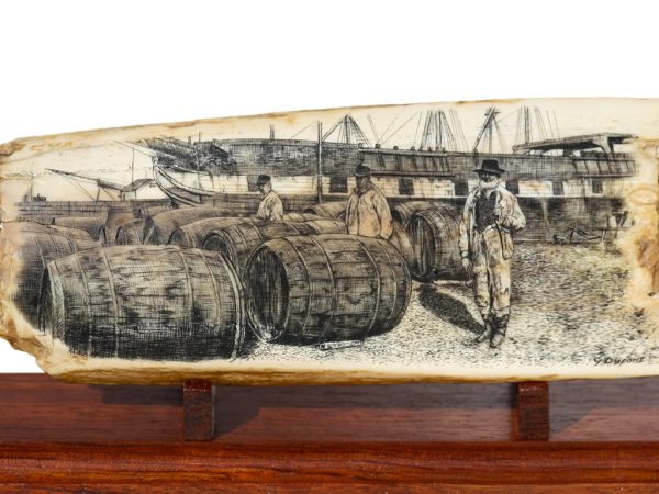 Gerry Dupont Scrimshaw - Ship Milton of New Bedford