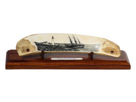 Gerry Dupont Scrimshaw - Disaster at Portland Head