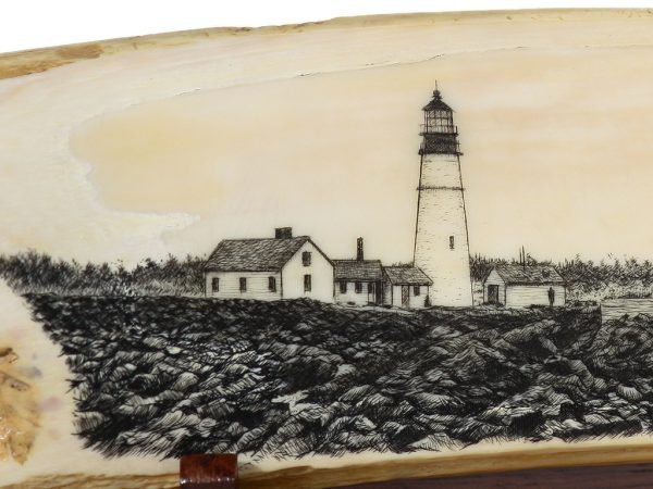 Gerry Dupont Scrimshaw - Disaster at Portland Head