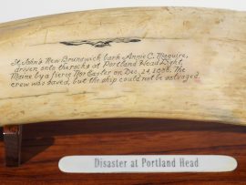 Gerry Dupont Scrimshaw - Disaster at Portland Head