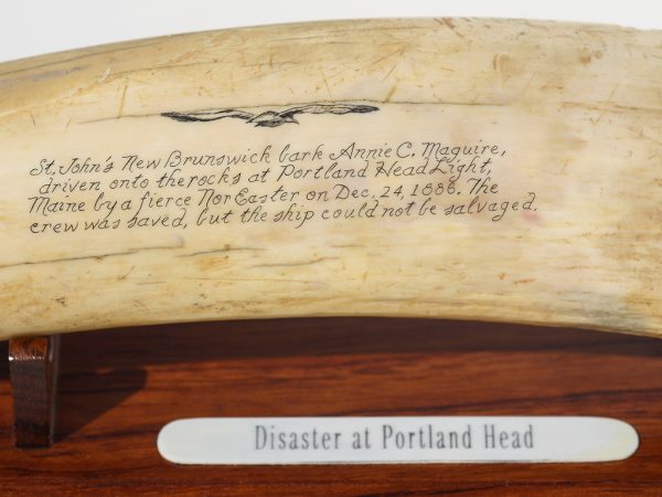 Gerry Dupont Scrimshaw - Disaster at Portland Head