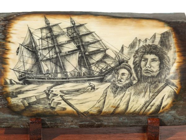 Salman Rashidi Scrimshaw - Natives Meet Whalers