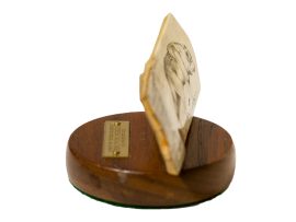 John Majak Scrimshaw - Stalking Gray Wolf