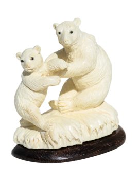 Unknown Carver - Polar Bear and Cub