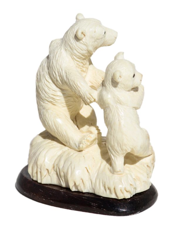 Unknown Carver - Polar Bear and Cub